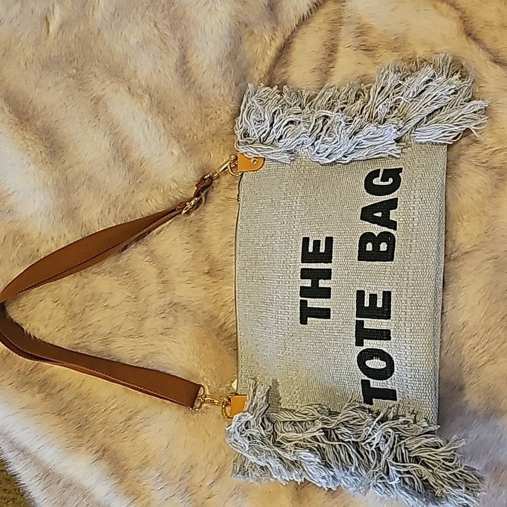 Grey purse